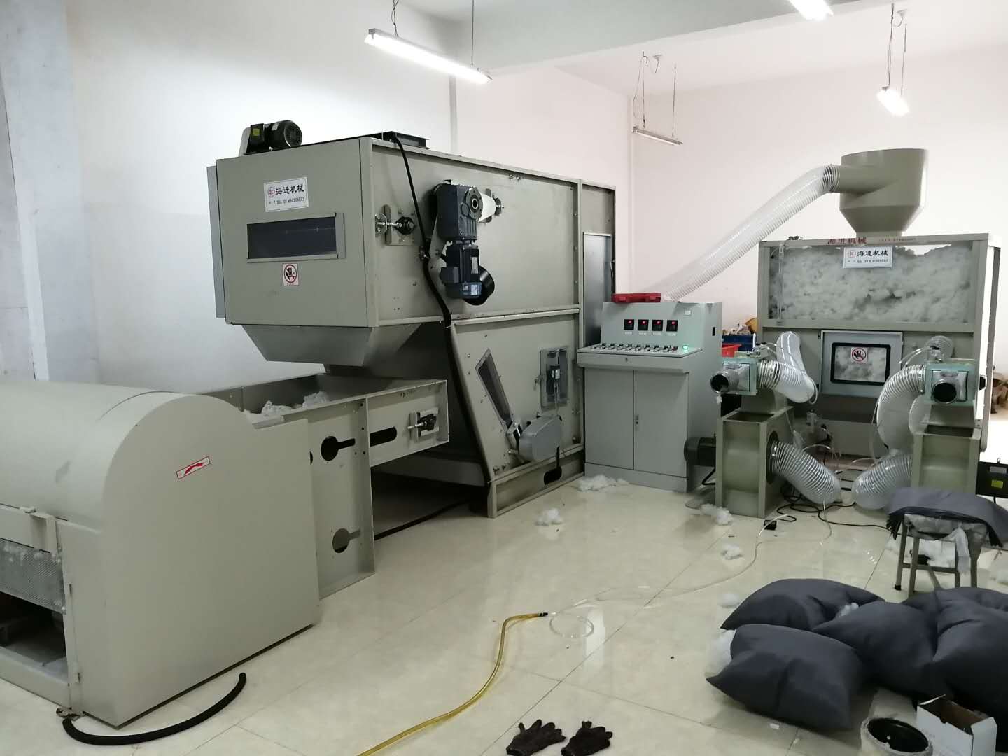 HJZXJ-500自動(dòng)枕芯充棉流水線