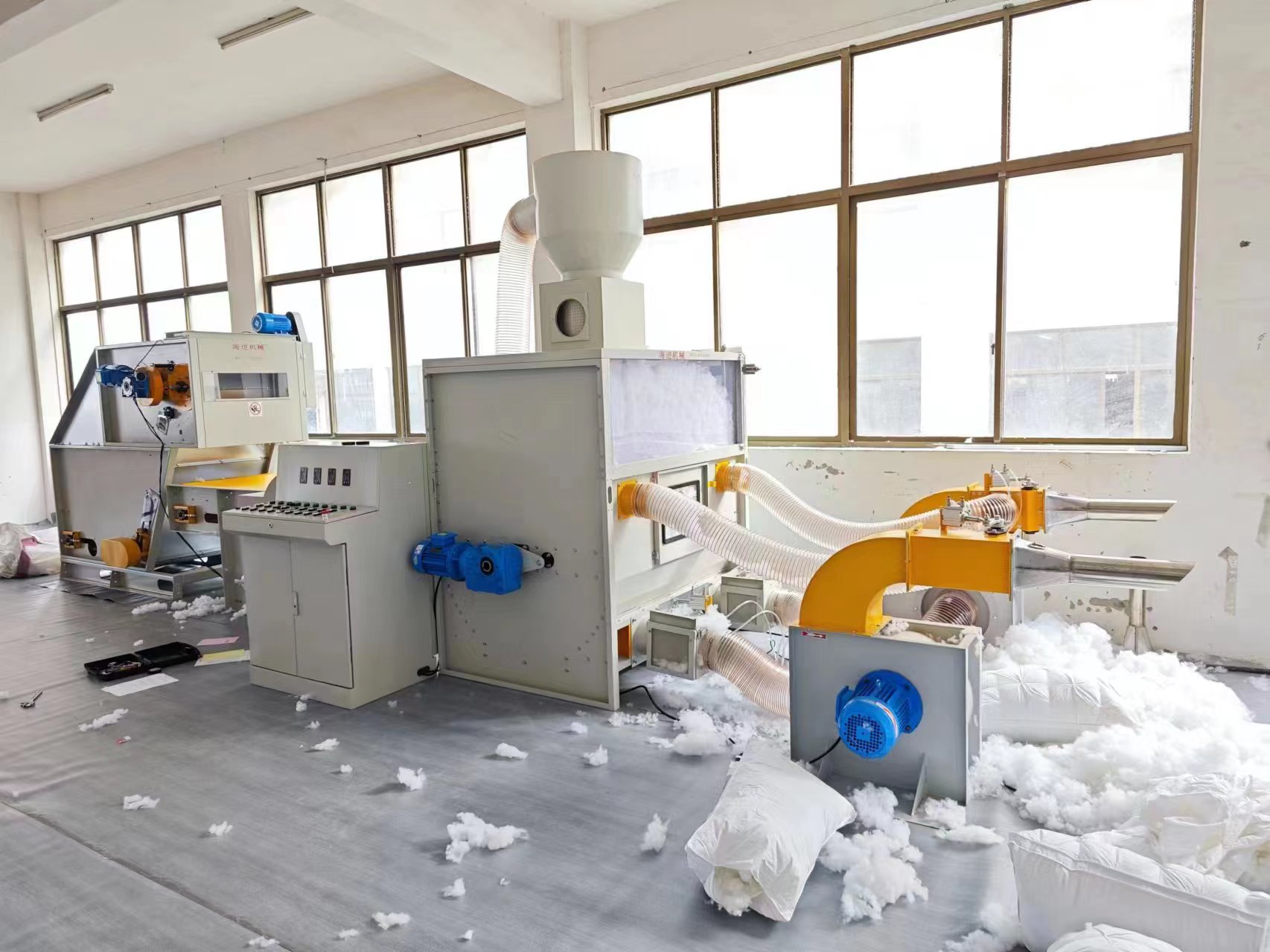 HJZXJ-50小開包機(jī)自動充棉生產(chǎn)線